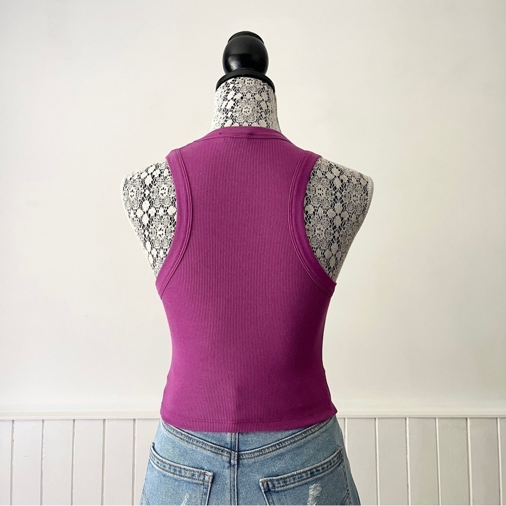 Dynamite Kenzie Bare Crop Basic Tank Size S - Picture 5 of 12